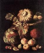 RUOPPOLO, Giovanni Battista Fruit Still-Life dg oil painting on canvas